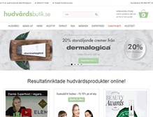 Tablet Screenshot of hudvardsbutik.se